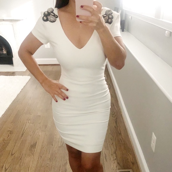 Zara White Mini  Dress - Picture 1 of 6